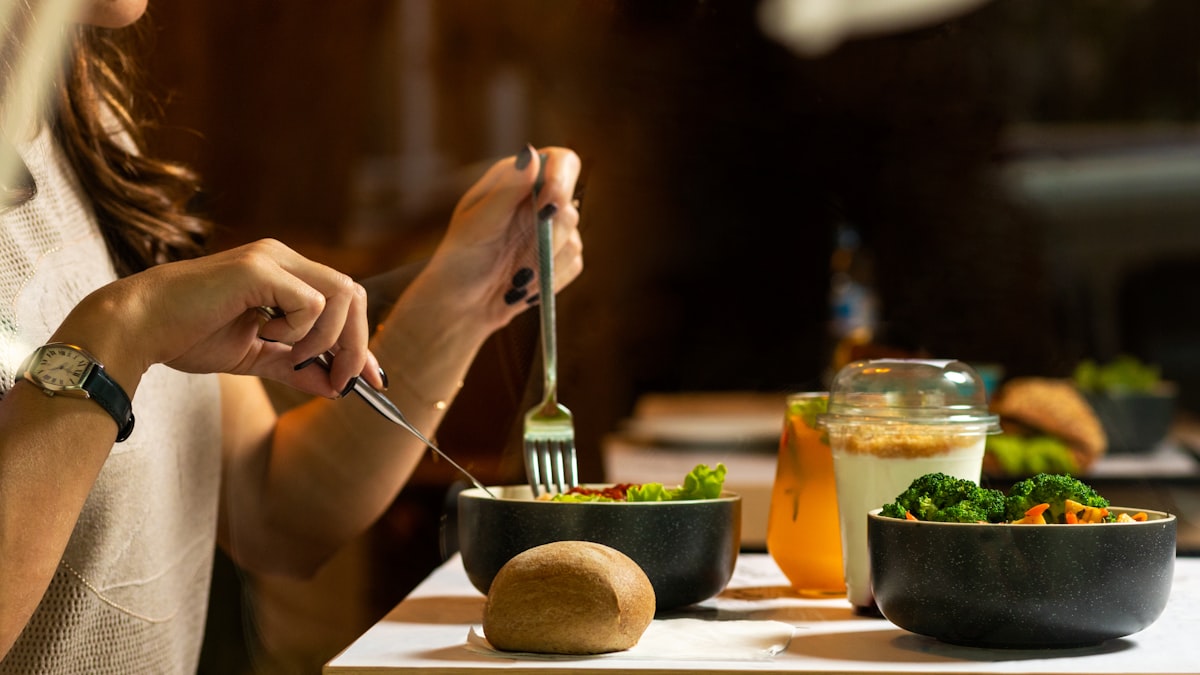 Mediterranean pasta with olive oil and herbs